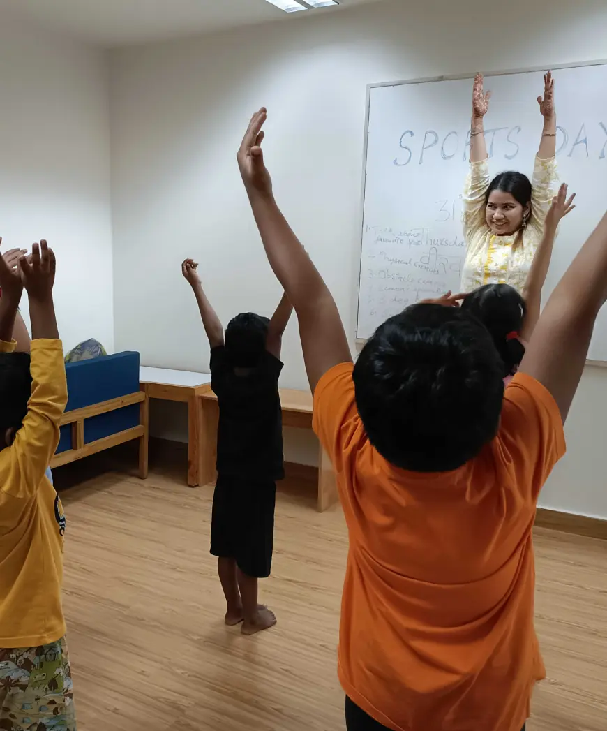 Children Engaged In Various Activities