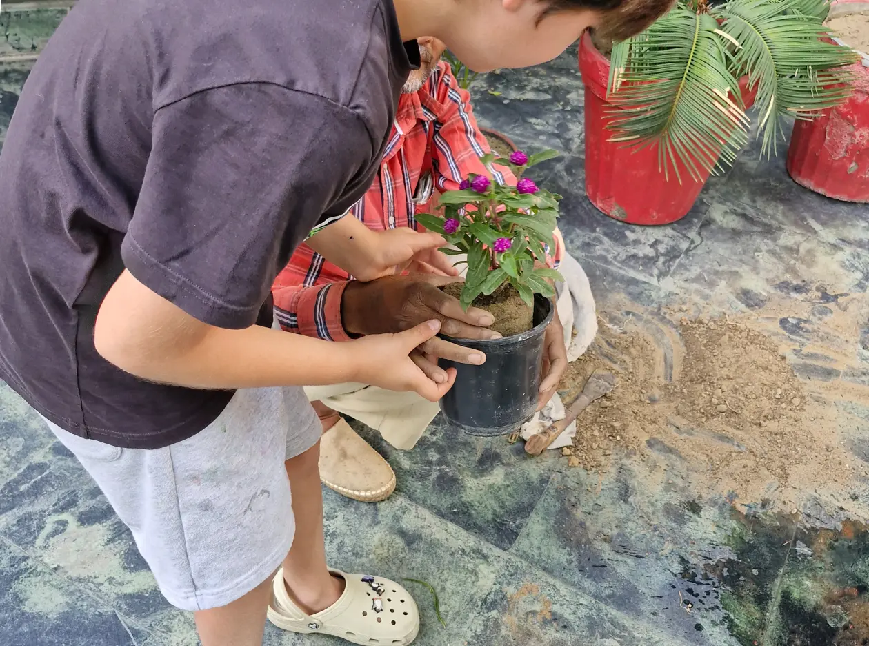 Children Engaged In Various Activities