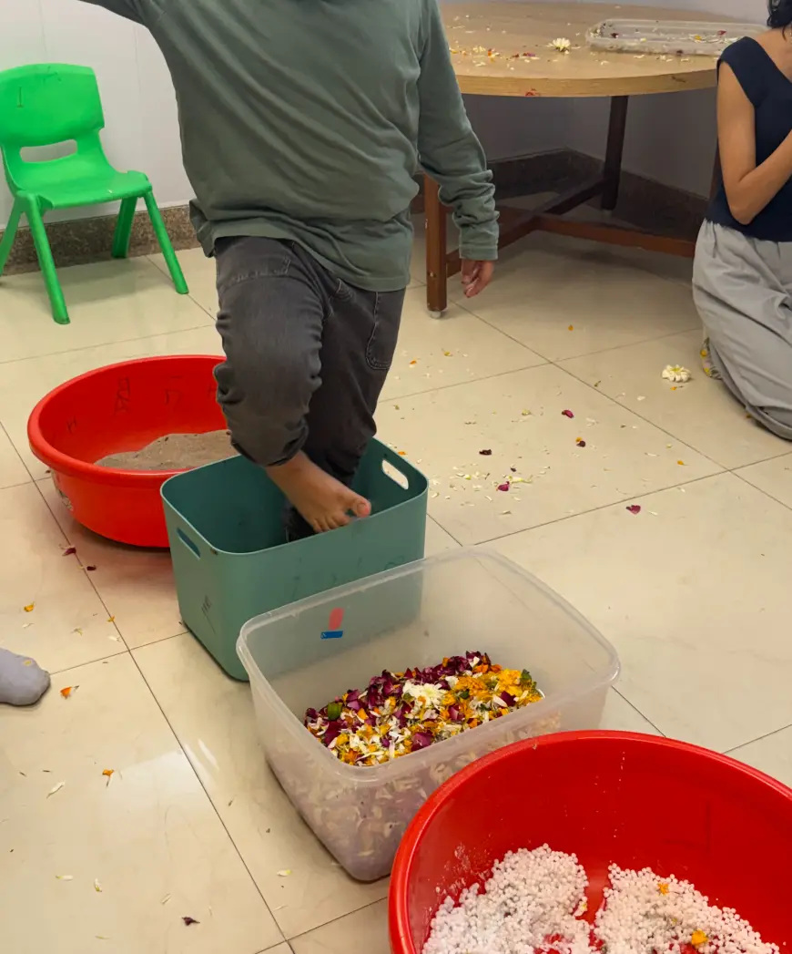 Children Engaged In Various Activities