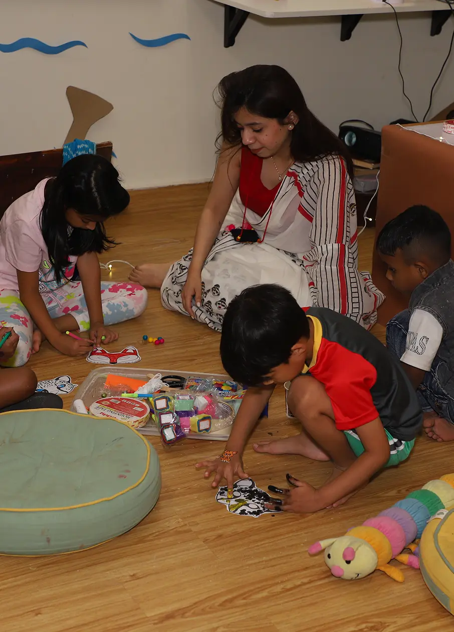Children Engaged In Various Activities