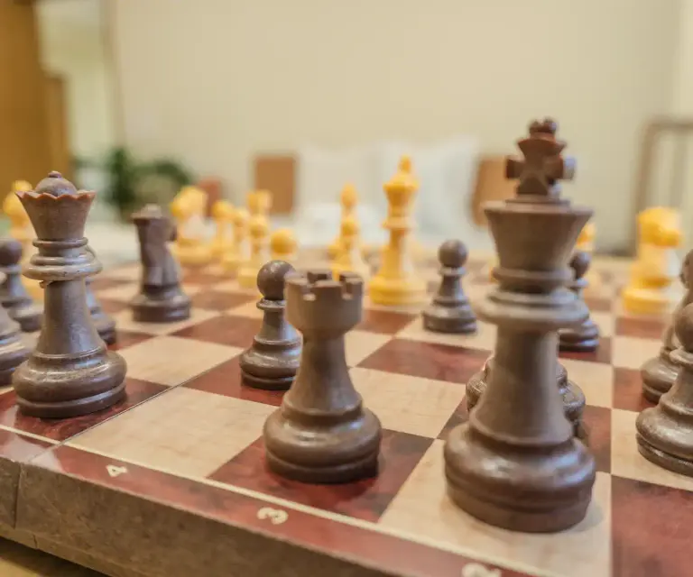 Indoor Games With Chessboard