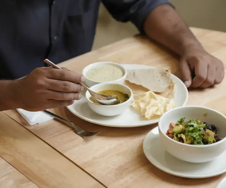 Nutritionist Support With Healthy Meal