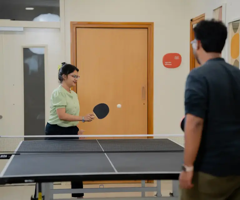Community Engagement Zone With Table Tennis