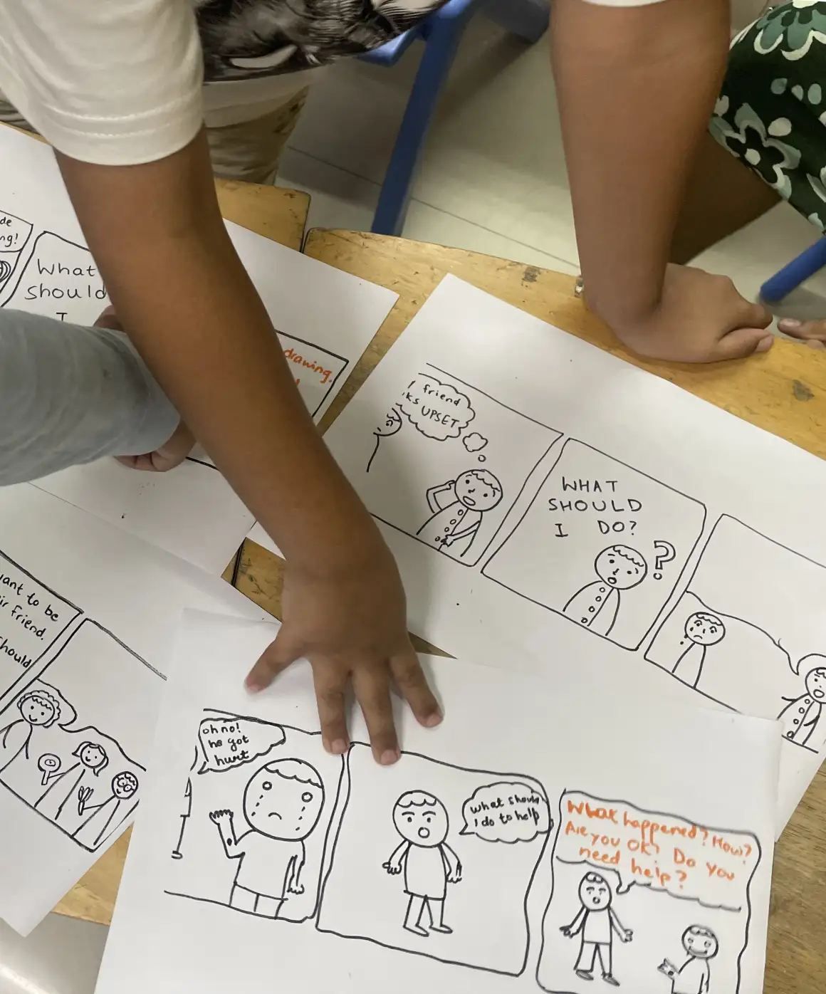 Children Engaged In Various Activities